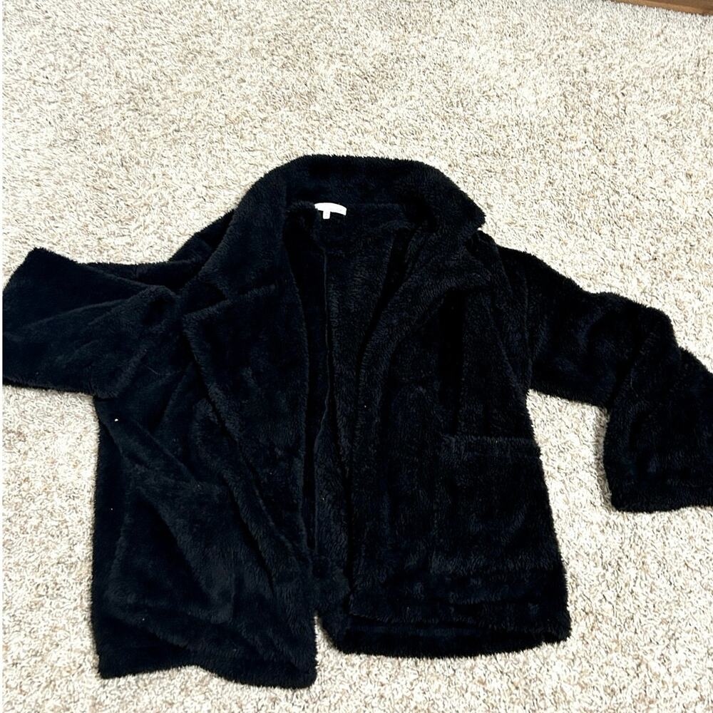 Black sherpa jacket